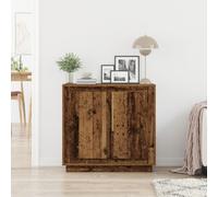 Vidaxl Buffet En Bois Ancien 80x34x75 Cm Bois D'ingénierie