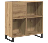 Cabinet D'enregistrement Vidaxl En Chêne Artisan 84,5x38x89 Cm En Bois D'ingénierie