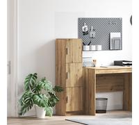 vidaXL Buffet en chêne Artisan Chêne Artisan Bois d'ingénierie Grand