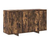 Vidaxl Buffet En Chêne Fumé Chêne Fumé Bois 135 X 41 X 75 Cm Rangement