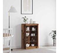 vidaXL Buffet en vieux bois 60,5 x 37 x 100 cm Matériau dérivé du bois