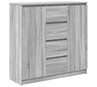 vidaXL Buffet Sonoma Gris 100,5x35x98,5 cm Bois d'ingénierie avec tiroirs