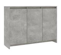 Vidaxl Buffet Gris B¿¿Ton 102x33x75 Cm Agglom¿¿R¿¿ Gris