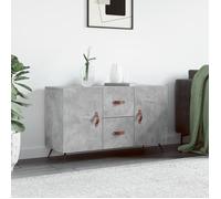 vidaXL Buffet gris béton 100x36x60 cm bois d'ingénierie 828144