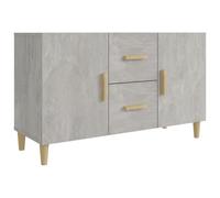 Buffet Armoire de Rangement Organisateur de Maison Meuble de Rangement Armoire de Salon Intérieur Gris Béton 100x36x60 cm Bois d'Ingénierie 812514
