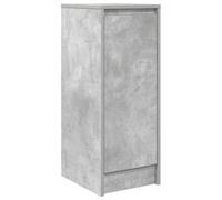 vidaXL Buffet gris béton 29,5×34×76 cm, bois d'ingénierie
