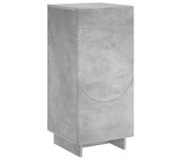 vidaXL Buffet Gris béton 33,5 x 34,5 x 75 cm Bois d'ingénierie