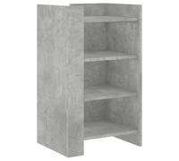 Buffet gris béton 45x35x75 cm Bois d'ingénierie, armoire, armoire latérale, armoire de rangement, armoire, placard, 848384