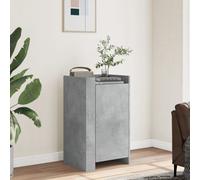 Vidaxl Buffet Gris Béton 45x35x75 Cm Bois D'ingénierie Marron