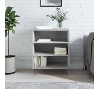 Vidaxl Buffet Gris Béton 57x35x70 Cm Bois D'ingénierie Gris