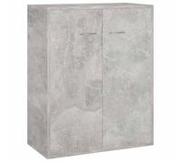 vidaXL Commode Dynamic24 avec 2 portes en panneau de particules Gris béton 60 x 30 x 75 cm