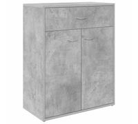 vidaXL Buffet Gris béton – Aggloméré 60 x 30 x 75 cm