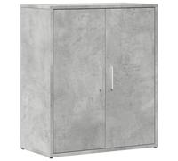Vidaxl Buffet Gris Béton 60x31x70 Cm Bois D'ingénierie Marron