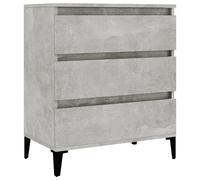 823052 vidaXL Buffet Gris béton 60x35x70 cm Bois d'ingénierie