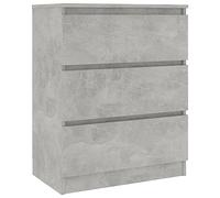 vidaXL Buffet Gris béton 60x35x76 cm Bois d'ingénierie