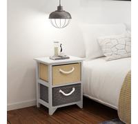 vidaXL Buffet Gris béton 69,5x32,5x90 cm Bois d'ingénierie