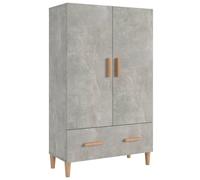Vidaxl Buffet Gris Béton 70x31x115 Cm Bois D'ingénierie Marron
