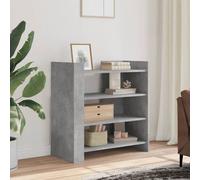 vidaXL Buffet gris béton 73,5x35x75 cm bois d'ingénierie