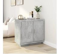 vidaXL Buffet Gris béton 80x40x75 cm Bois d'ingénierie 811821