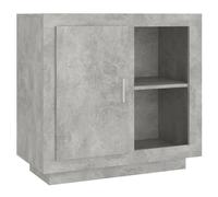 vidaXL Sideboard gris béton 80x40x75 cm