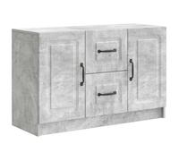 vidaXL Buffet Gris béton 89 x 34,5 x 57 cm Bois d'ingénierie 895808