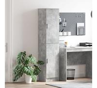vidaXL Buffet Gris béton MDF finition effet béton Standard Portes