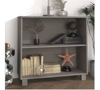 Buffet Gris Clair 85x35x80 cm Bois Massif de Pin Armoire de Rangement vidaXL