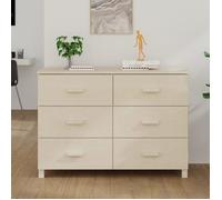 vidaXL Buffet HAMAR Marron miel 113x40x80 cm Bois massif de pin 340448