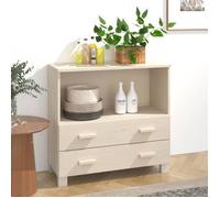 vidaXL Buffet HAMAR Marron miel 85x35x80 cm Bois massif de pin 340496