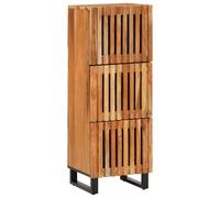 Vidaxl Buffet Haut 40x34x110 Cm Bois Massif D'acacia Marron