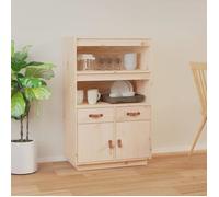 vidaXL Buffet haut 67x40x108,5 cm Bois massif de pin 820157