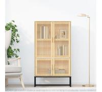 vidaXL Buffet haut 70x35x125 cm bois d'ingénierie, buffet, meuble de rangement, placard, armoire, meuble de salon, meuble 352141