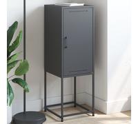 Vidaxl Buffet Haut Anthracite 36x39x107 Cm Acier Gris