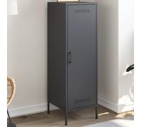 Vidaxl Buffet Haut Anthracite 36x39x113 Cm Acier Gris