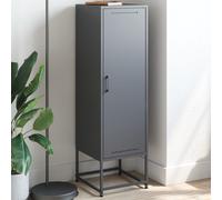 vidaXL Buffet haut anthracite 36x39x123 cm acier