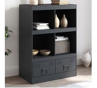 Vidaxl Buffet Haut Anthracite 67x39x95 Cm Acier