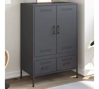 Vidaxl Buffet Haut Anthracite 68x39x101,5 Cm Acier Multicolore