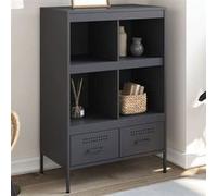 Vidaxl Buffet Haut Anthracite 68x39x101,5 Cm Acier Multicolore