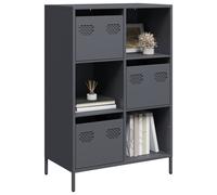 vidaXL Buffet haut anthracite 68x39x103,5 cm acier