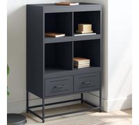 Vidaxl Buffet Haut Anthracite 68x39x111,5 Cm Acier Multicolore