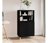 vidaXL Buffet Haut, Armoire avec 2 Étagères et 4 Compartiments, Meuble de Rangement avec Portes, Organisateur de Salon, 821221