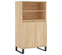 Buffet haut Chêne sonoma 60x36x110 cm Bois d ingénierie