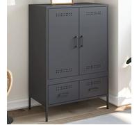 Vidaxl Buffet Haut Anthracite 68x39x101,5 Cm Acier Multicolore