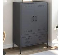vidaXL Buffet haut anthracite 68x39x101,5 cm acier