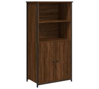 vidaXL Buffet haut chêne marron 62x36x121,5 cm bois d'ingénierie 834214