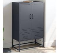 vidaXL Buffet Haut, Armoire avec Tiroirs, Placard avec Porte, Meuble de Rangement, Organisateur de Salle de Séjour, 846610