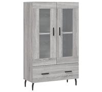 vidaXL Buffet haut sonoma gris 69,5x31x115 cm bois d'ingénierie 828322
