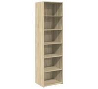 Vidaxl Buffet Haut Chêne Sonoma 50x41x185 Cm Bois D'ingénierie Marron