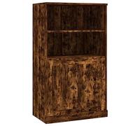 Vidaxl Buffet Haut Chêne Fumé 60x35,5x103,5 Cm Bois D'ingénierie Multicolore