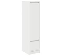 Buffet haut blanc 29,5x34x119,5 cm bois d'ingénierie armoire vidaXL